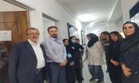 بازدید معاون بهداشت دانشگاه به اتفاق رئیس مرکز بهداشت شمال غرب یک از مراکز خدمات جامع سلامت شمال غرب یک 